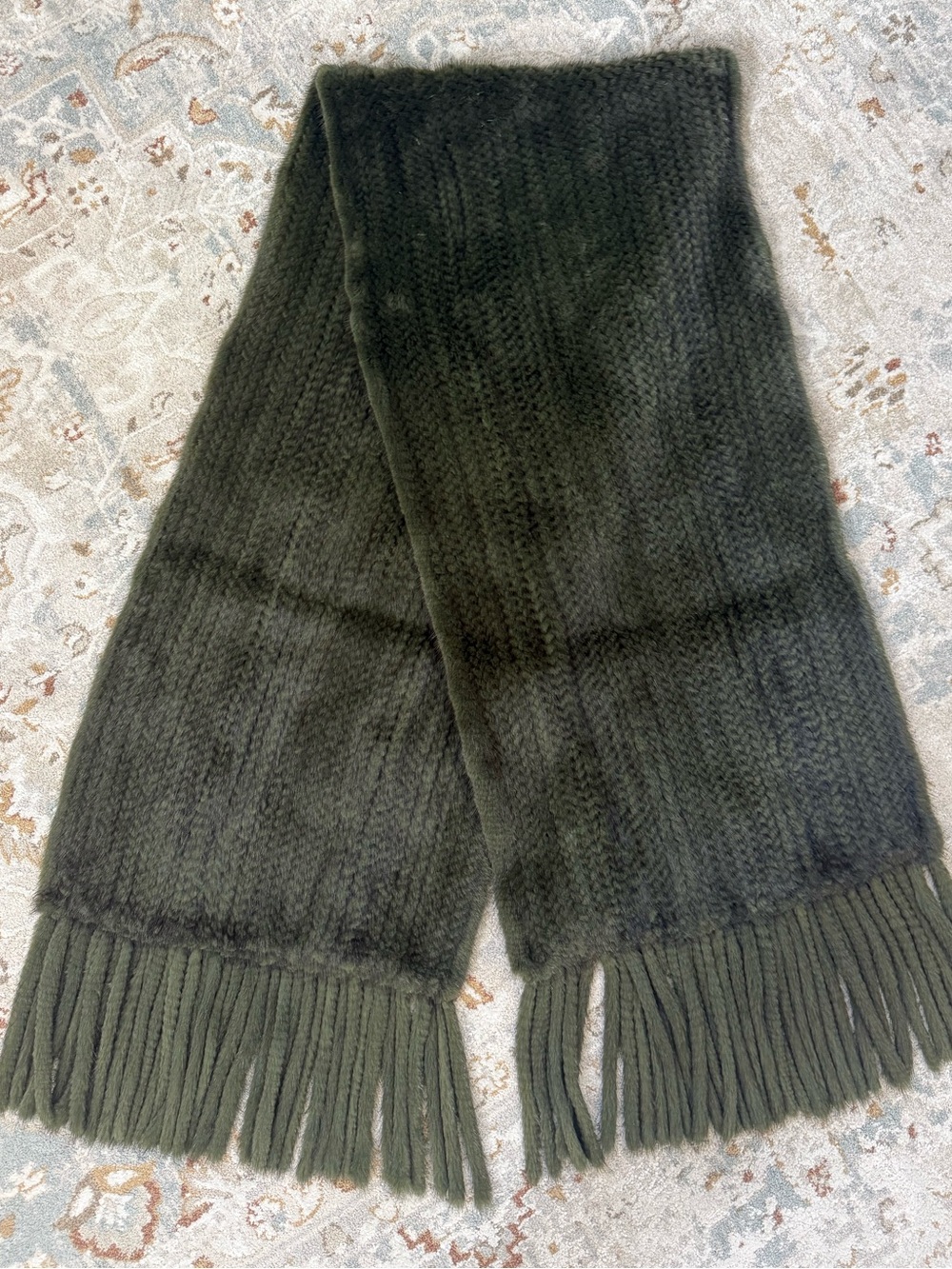 Luxury Mink Fur Shawl Scarf Ponchos - Picture 2 of 4